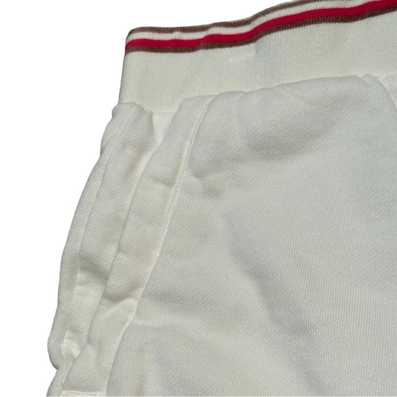 Tommy Hilfiger White Sport Cotton Running
Shorts Women's M Red Stripe Waistband - Picture 4 of 7